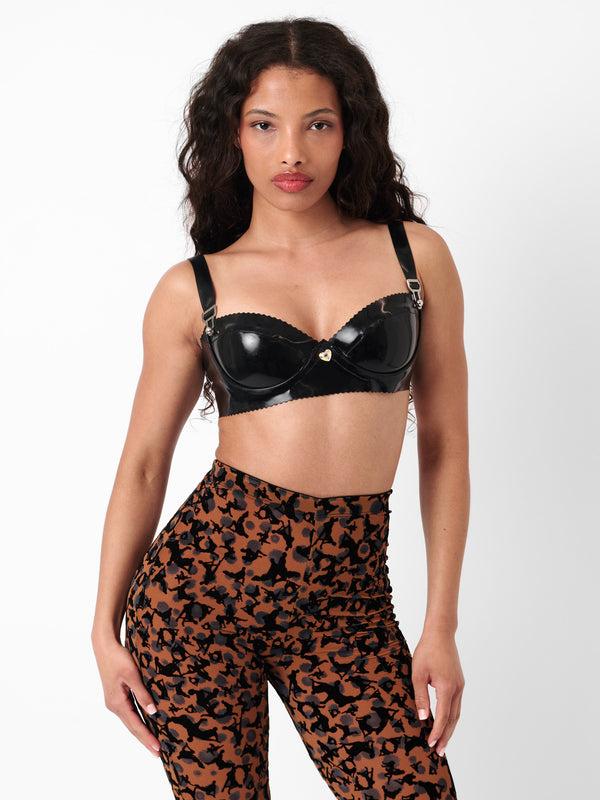 Poster Girl Knockout Leggings Chestnut Leopard Print