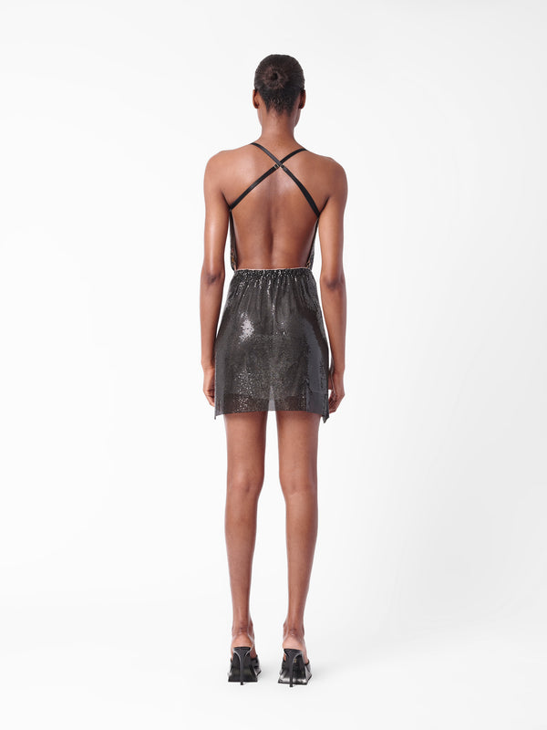 Poster Girl Adrianne Dress In Jet Black