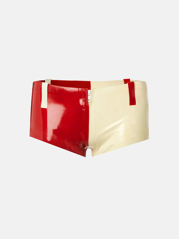 Poster Girl Agnes Latex Shorts Gazpacho