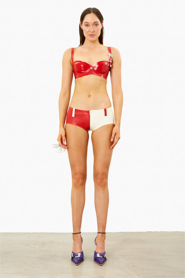 poster girl Agnes Latex Shorts Gazpacho