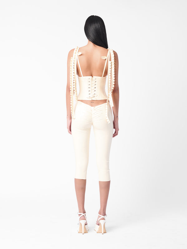 Poster Girl Annamaria Latex Top White