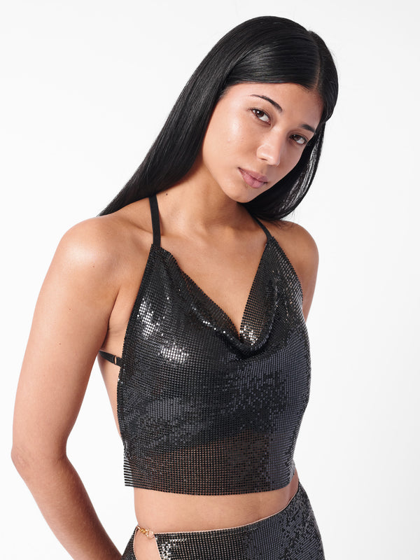 Poster Girl Bambi Top Jet Black