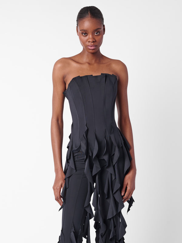 Poster Girl Calamity Corset Black