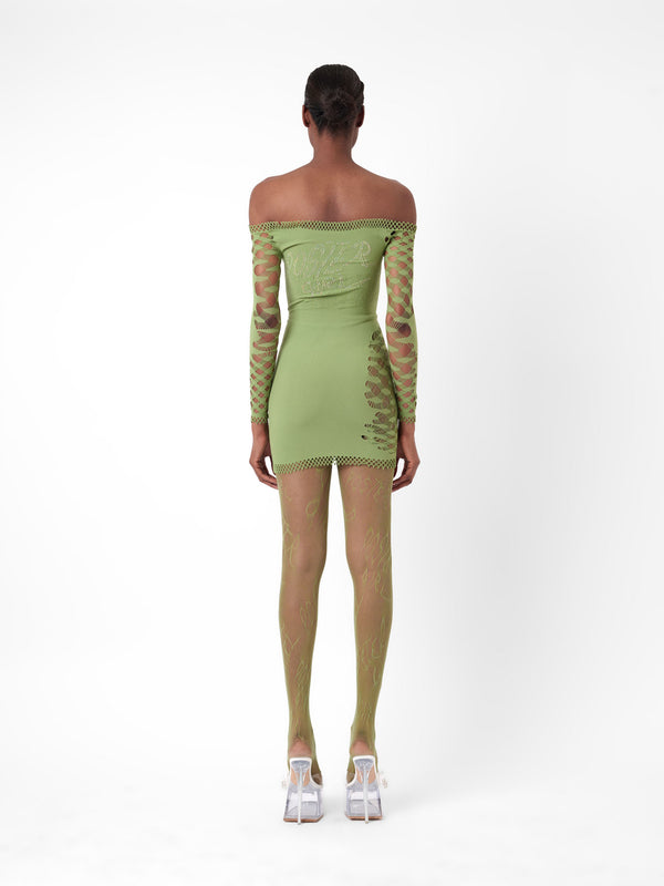 Poster Girl Coco Dress Sativa Green
