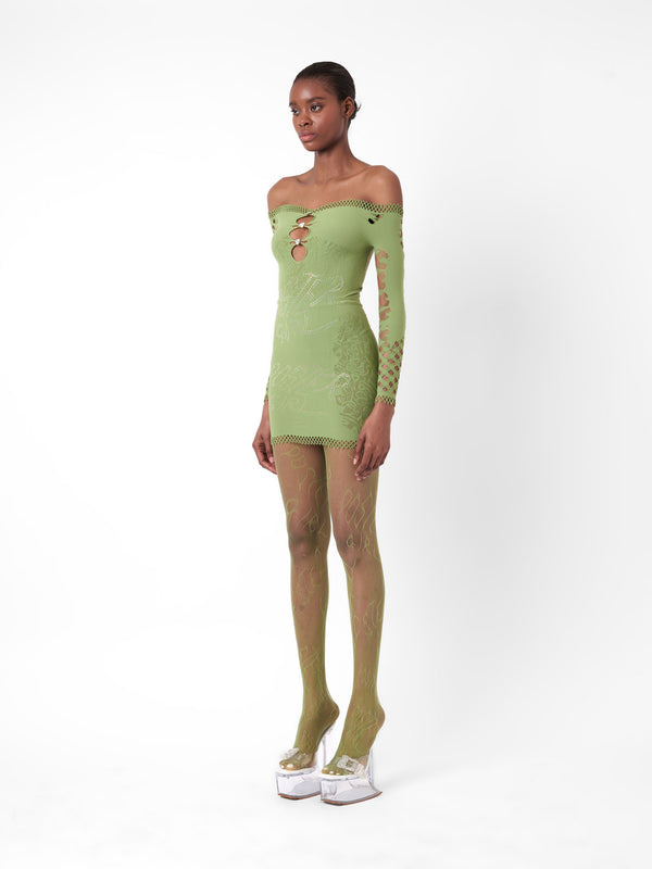 Poster Girl Coco Dress Sativa Green