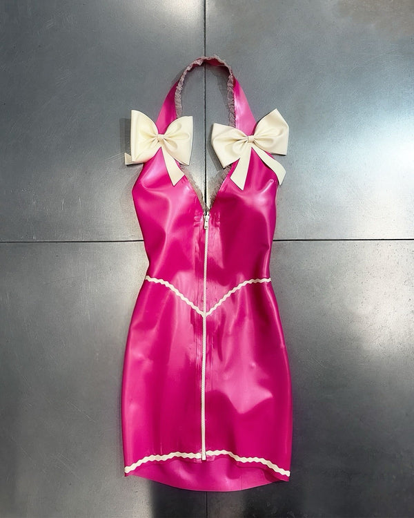 poster girl CUPCAKE LATEX DRESS PINK
