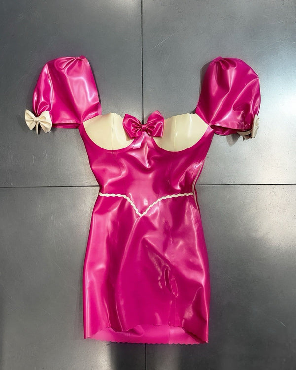 poster girl DOLLY LATEX DRESS PINK