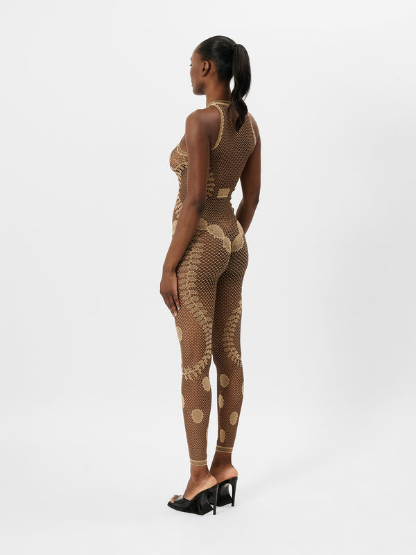 Poster Girl Fetch Jumpsuit Beige