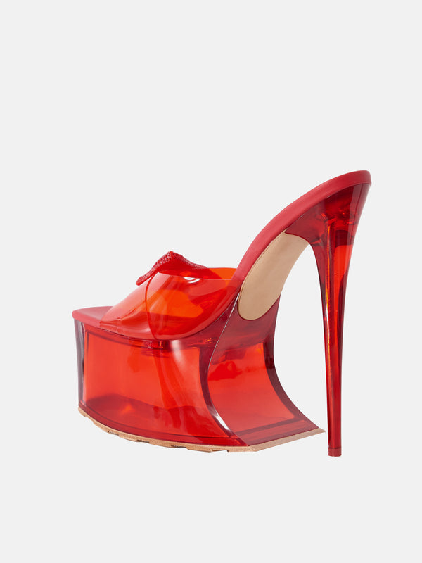 Poster Girl Glass Slipper Ruby Red