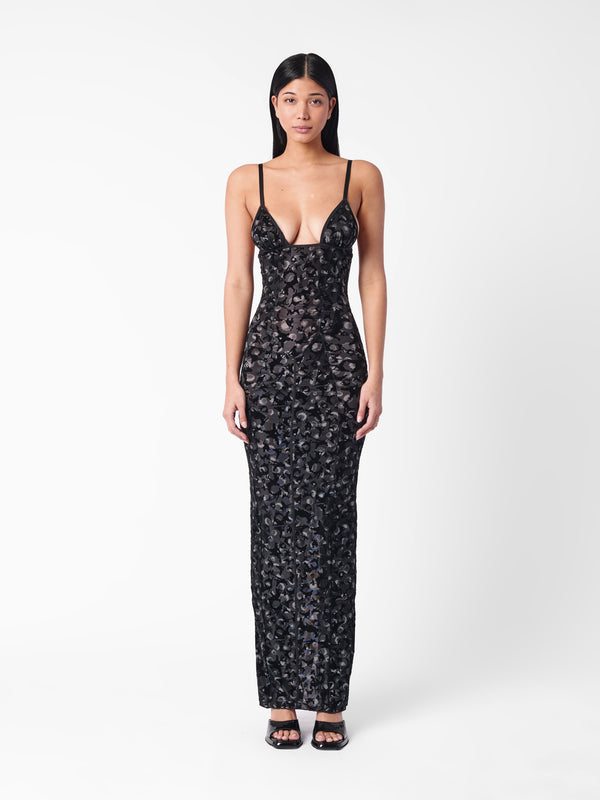 poster girl Hun Dress Black Leopard Print