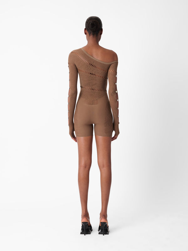 Poster Girl Ivy Jumpsuit Kahlua Brown