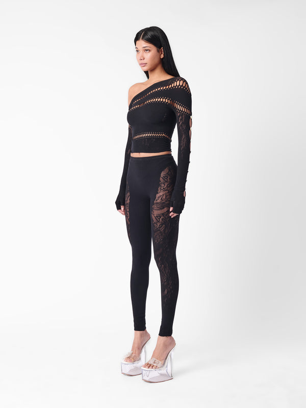 Poster Girl Ivy Top Black