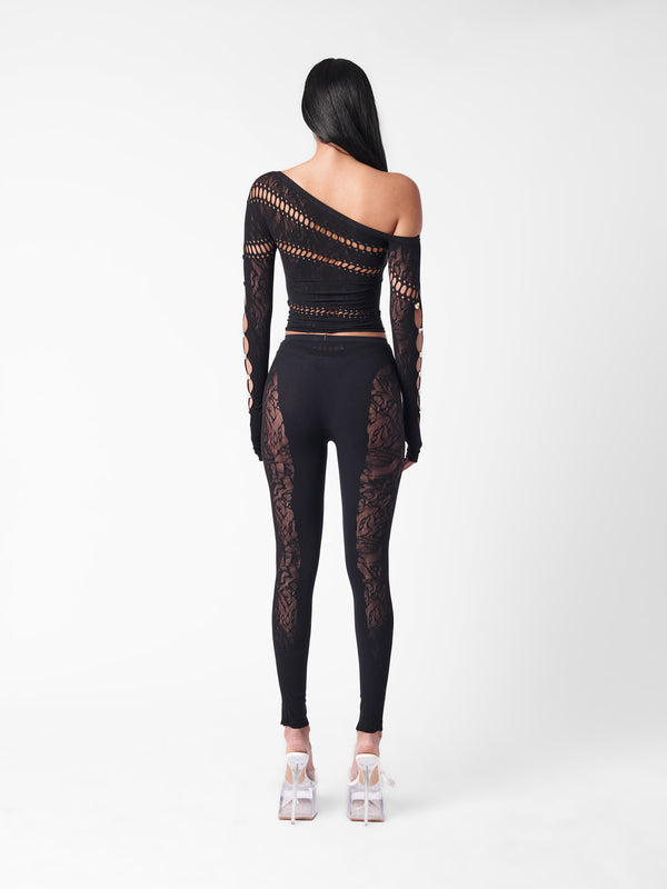 Poster Girl Ivy Top Black