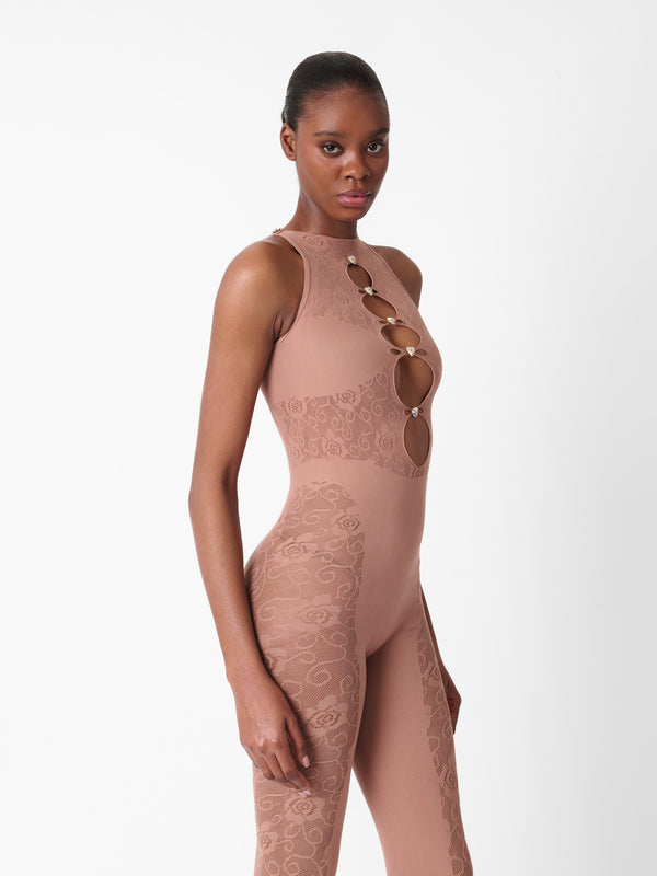 Poster Girl Janice Jumpsuit Latte