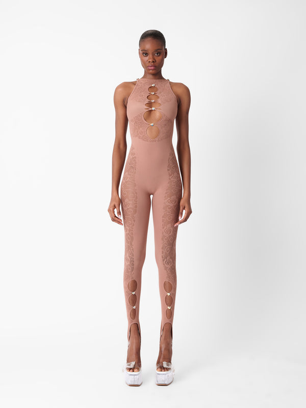 poster girl Janice Jumpsuit Latte