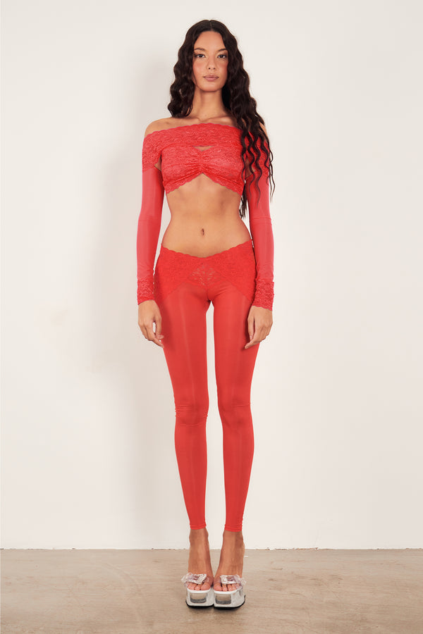Poster Girl Margot Leggings Vixen Red