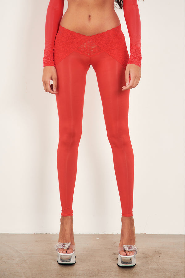 Poster Girl Margot Leggings Vixen Red