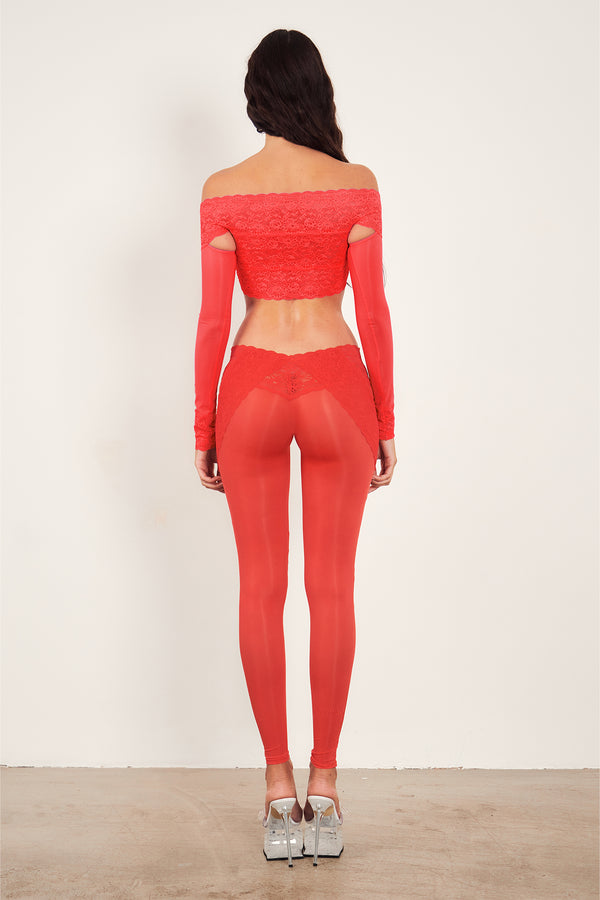 Poster Girl Margot Leggings Vixen Red