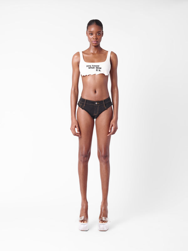 poster girl Oakley Denim Hotpants Black