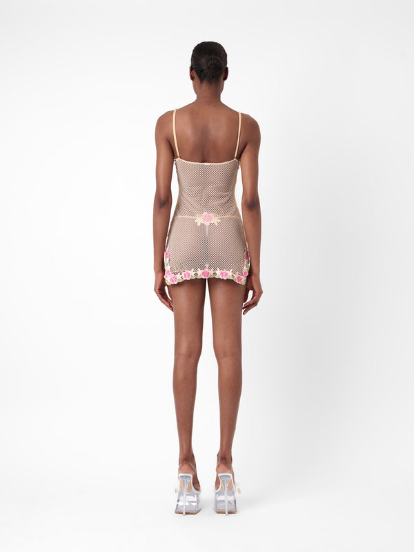 Poster Girl Peony Dress Beige