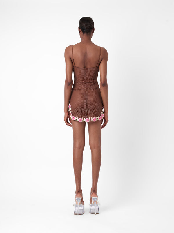 Poster Girl Peony Dress Brown