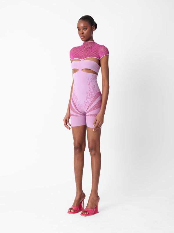 Poster Girl Pollard Playsuit Lilac