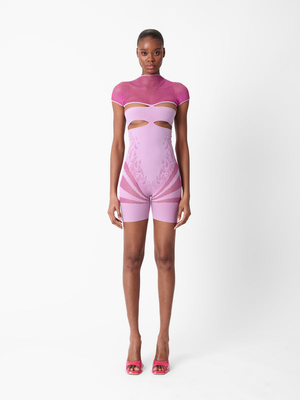 poster girl Pollard Playsuit Lilac