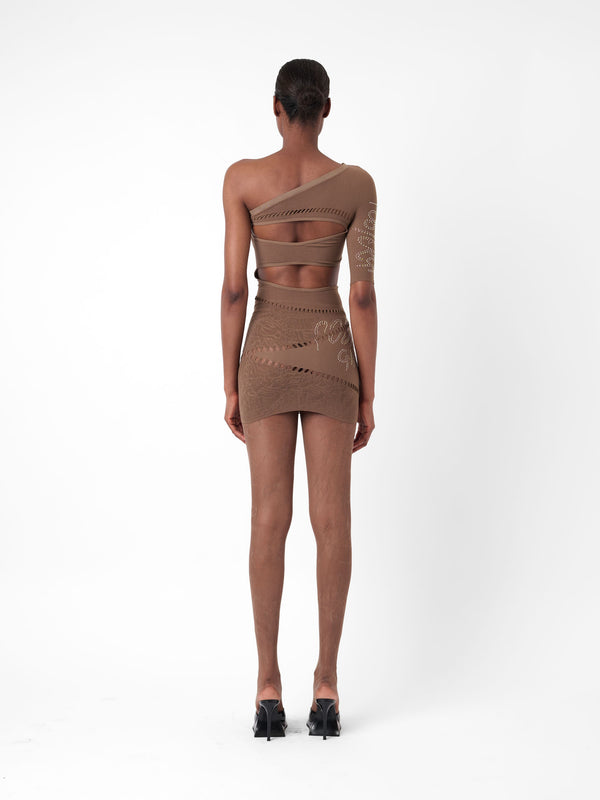 Poster Girl Robin Dress Kahlua Brown