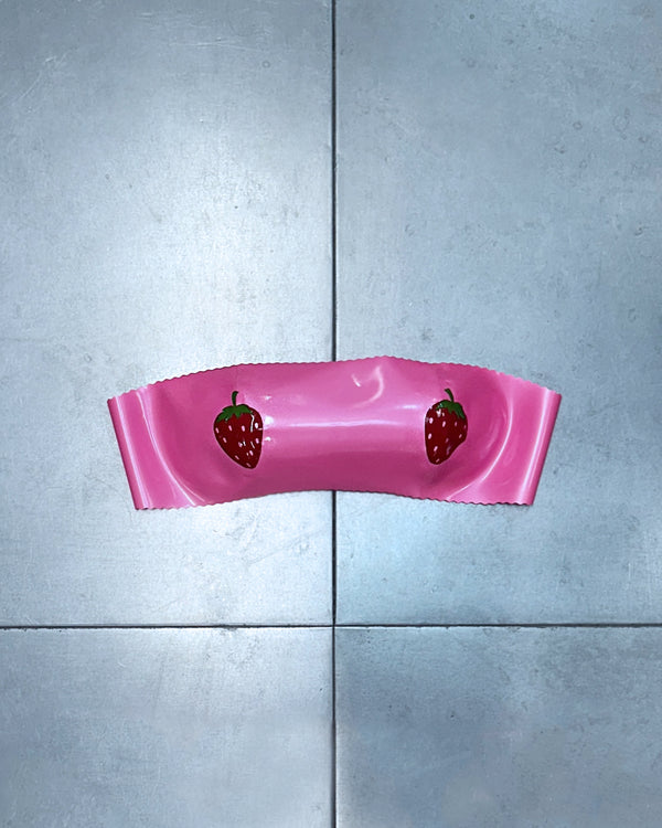poster girl STRAWB BANDEAU TOP