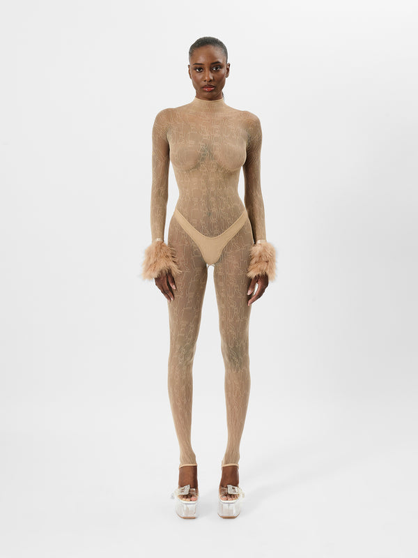 poster girl Trophy Jumpsuit Beige