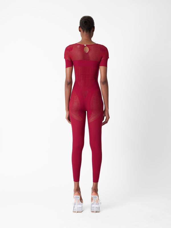 Poster Girl Vivian Jumpsuit Red