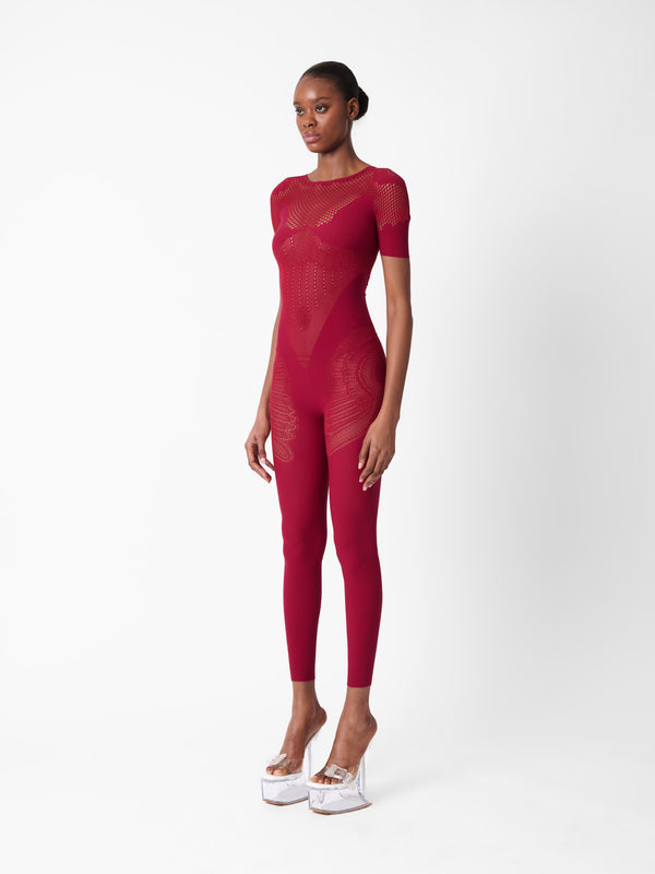 Poster Girl Vivian Jumpsuit Red