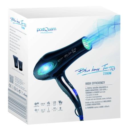 postquam BLUE IONS THERAPY 2400W PROFESSIONAL IONIC HAIR DRYER