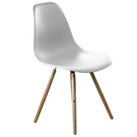 postquam CHAIR ESTOCOLMO WHITE (53X46X80-SIT TO THE FLOOR 45)