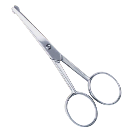 postquam NOSE HAIR SCISSOR SIZE 4.5'' POINT ENDS S/STEEL
