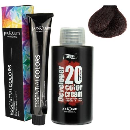 postquam PACK 60GR COLOR 05-75 + OXYGENATED 90ML 20VOL