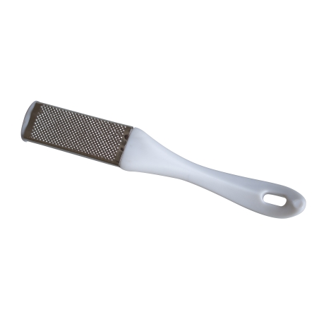 postquam PEDICURE HEEL FILE WITH WHITE PLASTIC HANDLE