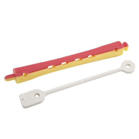 postquam PLASTIC ROLLERS RED/YELL. Nº1 12UDS DIAM. 9X91MM