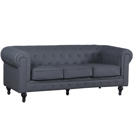 postquam CHESTER SOFA. 3 SEATER GREY