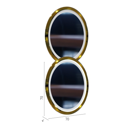 postquam CIRCULAR MIRROR WITHOUT LIGHT