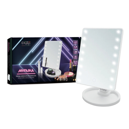postquam ESPEJO MAKE-UP CON LEDS PORTÁTIL MYFAMA