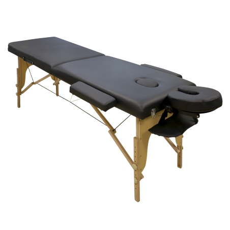 postquam FOLDING STRETCHER IN WOOD 2 BODIES BLACK