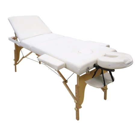 postquam FOLDING STRETCHER IN WOOD 3 BODIES WHITE