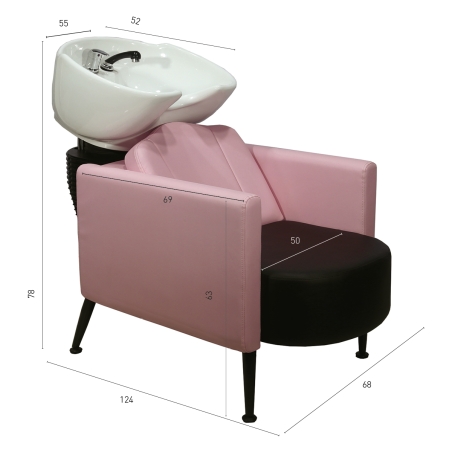 postquam FUSION PINK HEAD WASH UNIT