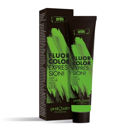 postquam GREEN FLUOR HAIR MASK