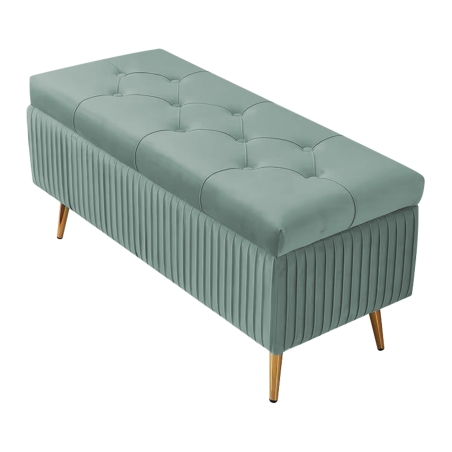 postquam GREEN UPHOLSTERED HELSINKI BENCH