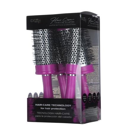 postquam HAIR THERMAL BRUSH PINK SET (25-34-44-55MM)
