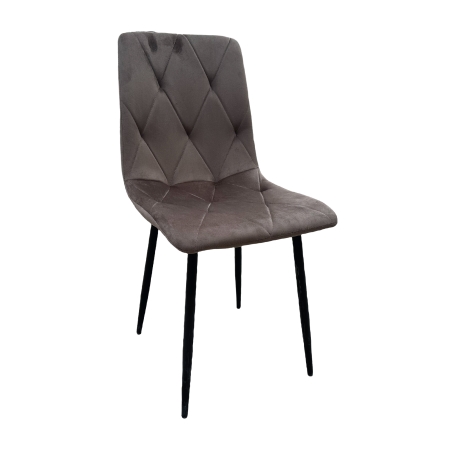 postquam HASSELT CHAIR VELVET GREY