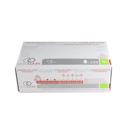 postquam LATEX GLOVES (100 UN.)