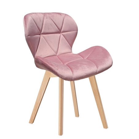 postquam PINK VELVET OSLO CHAIR